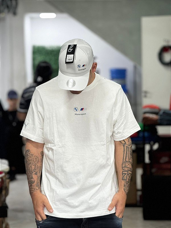 CAMISETA PUMA BMW MMS CAR GRAPHIC TEE 2- BRANCA