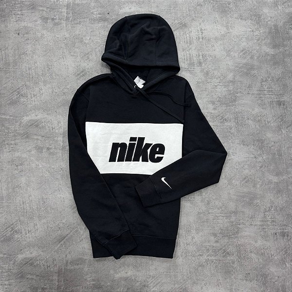 Moletom nike Preto + branco - HQ2477-011