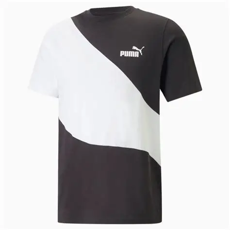 Camiseta PUMA POWER Cat PRETO+BRANCO 673380-01