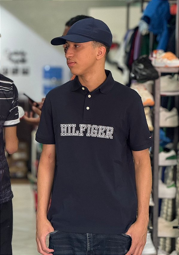 POLO TOMMY - AZUL MARINHO