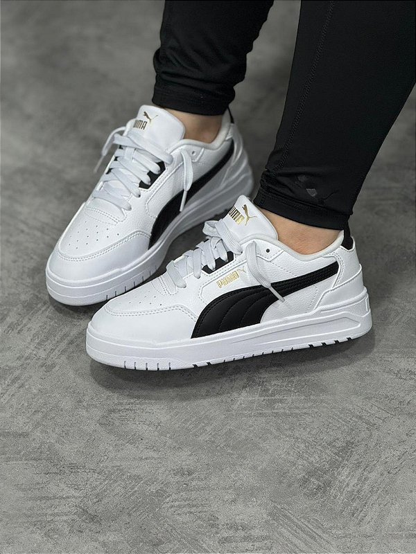 Tenis Puma Shuffle DownTown JR Black Gold