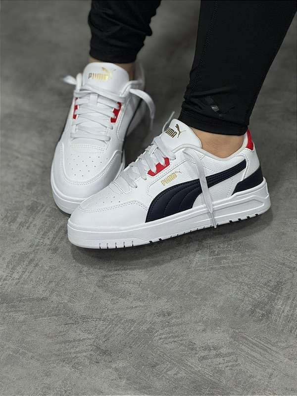 Tenis Puma Shuffle DownTown New Navy Red