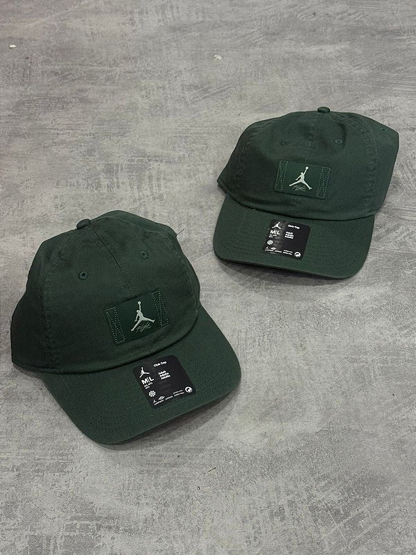 Boné Jordan Club Unissex-  Verde militar