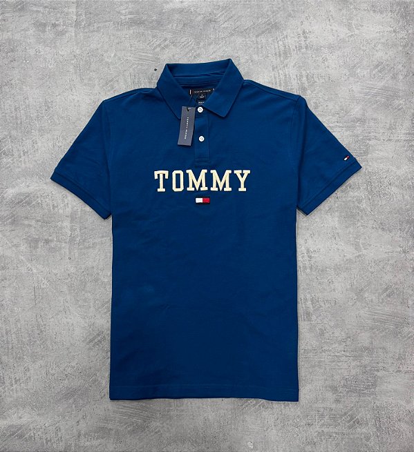 POLO TOMMY HILFIGER - AZUL ROYAL