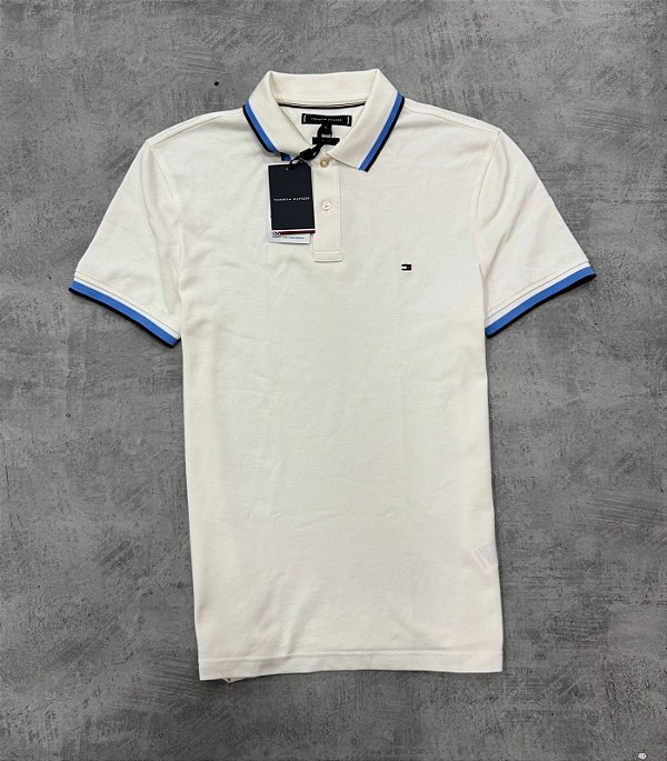 POLO TOMMY HILFIGER-  BEGE