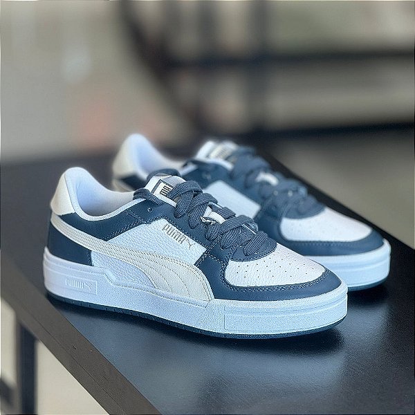 Tenis Puma Caven Pro Branco+azul 380190-21
