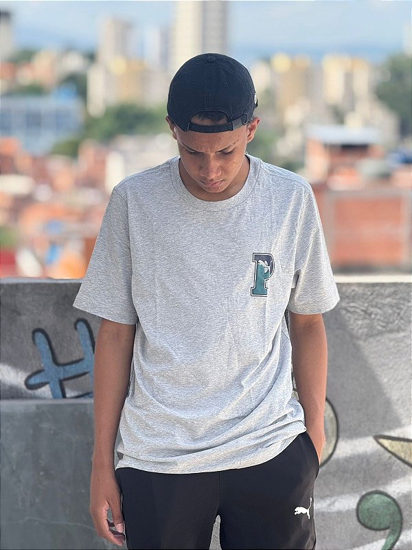 CAMISETA PUMA MASC CINZA