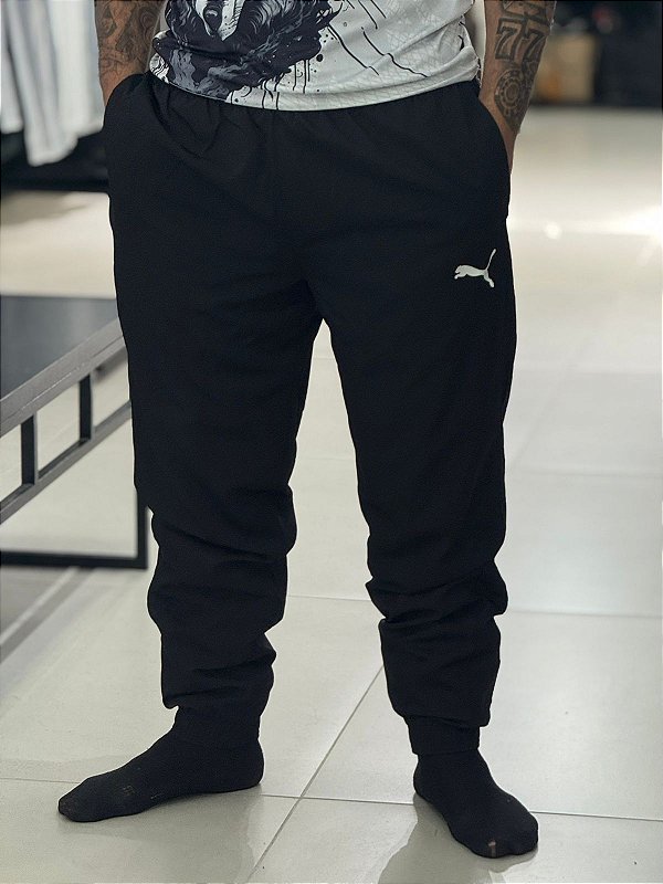 CALÇA PUMA WOVEN TAC TEL PRETA- 586733-01