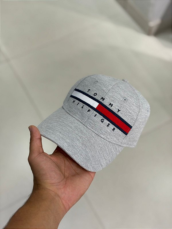 Bone tommy hilfiger - cinza