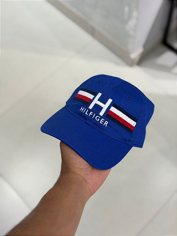 Bone tommy hilfiger Americano azul royal