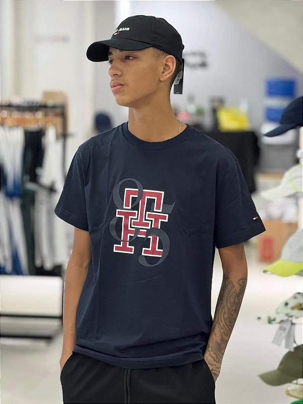 CAMISETA TOMMY HILFIGER TH-AZUL MARINHO