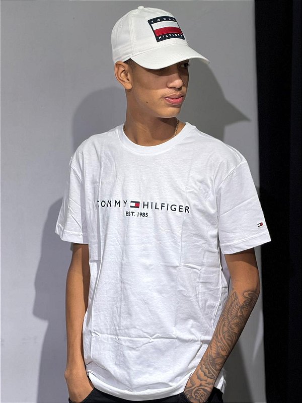 CAMISETA TOMMY HILFIGER-1985 BRANCA