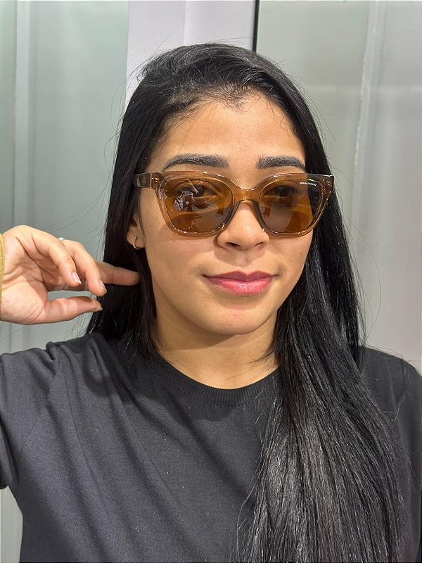 Óculos de Sol Armani Exchange - FEMININO - MARRON