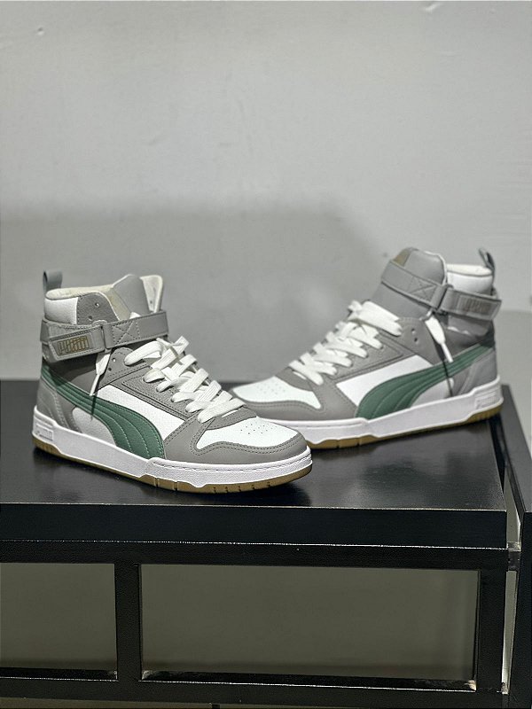 TENIS PUMA RBDGAMRE  OFF GREY\GREEN