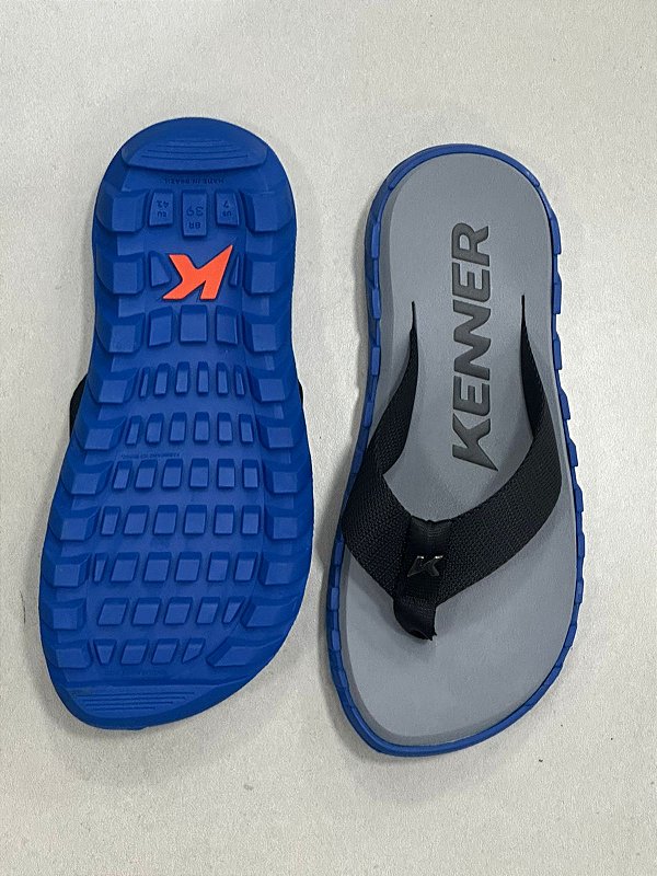 SANDALIA KENNER MEGAH (AZUL+CINZA)