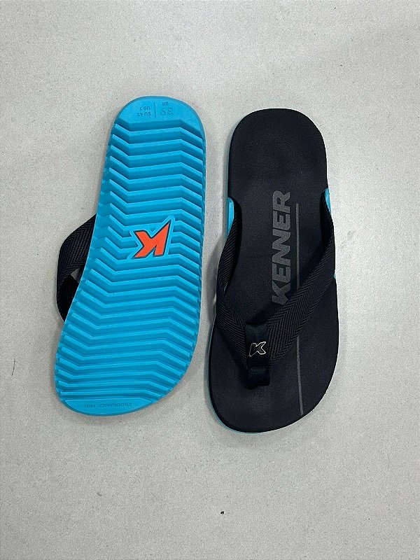 SANDALIA KENNER NK6 (PRETO+AZUL)