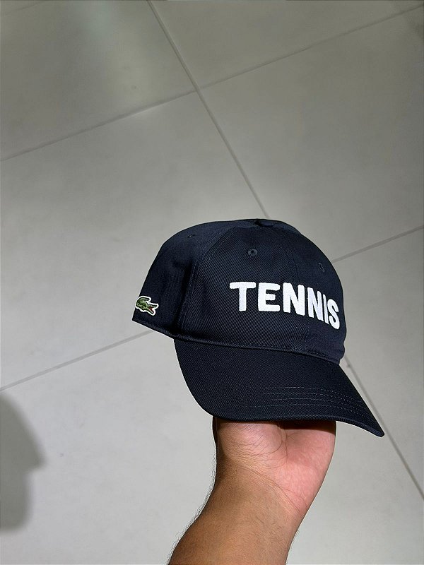 Boné Lacoste "TENNIS"  Azul marinho