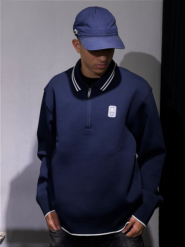 Jaqueta lacoste 1/4 zip court - SH0271-23-166