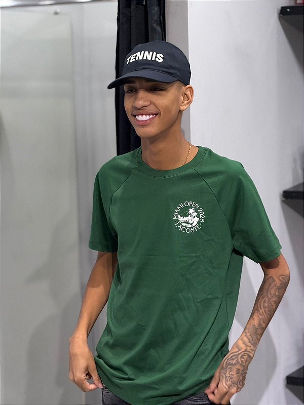 Camiseta lacoste 'Miame open verde" - TH0423-23-132