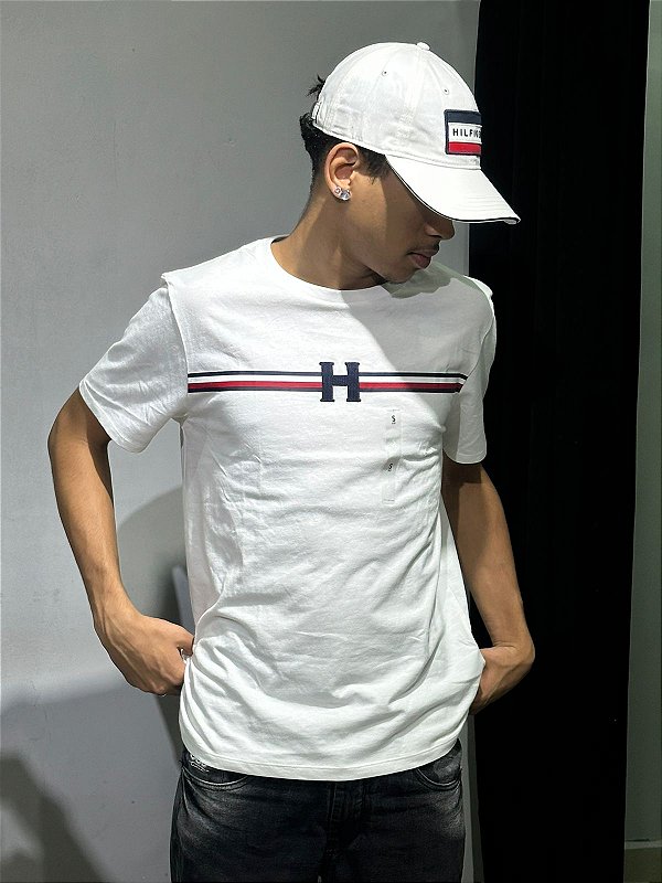 Camiseta Tommy americana branca