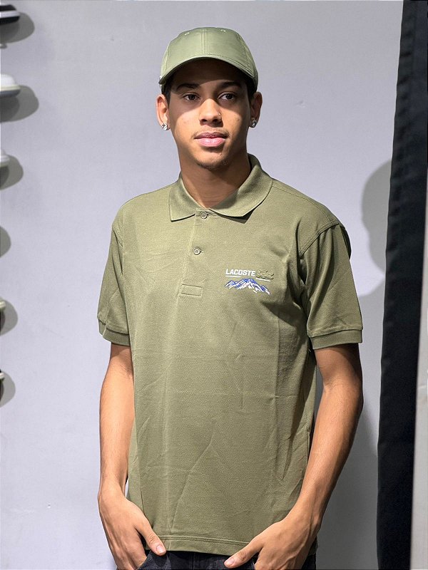 POLO LACOSTE MONT EVEREST- VERDE MILITAR