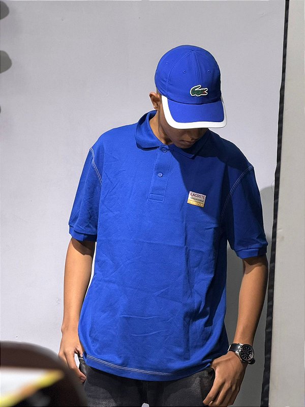 Polo Lacoste French sportwear Heritage- Azul Royal