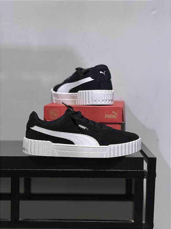 Tenis puma carina 3.0 preto + branco - 405899-51 39