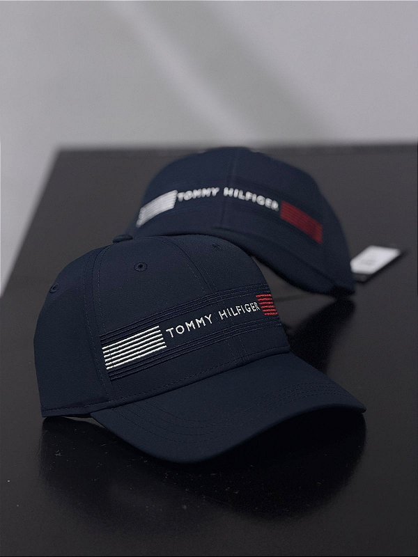 Bone tommy hilfiger sport Azul marinho