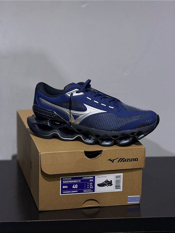 MIZUNO WAVE PROPHECY 15- AZUL MARINHO