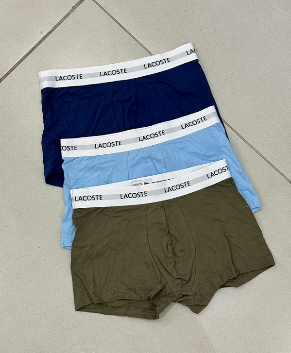KIT CUECA LACOSTE - 5H8682-23-6PS