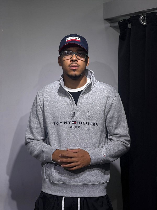 Moletom  tommy hilfiger cinza - 78JB338-030-P8F
