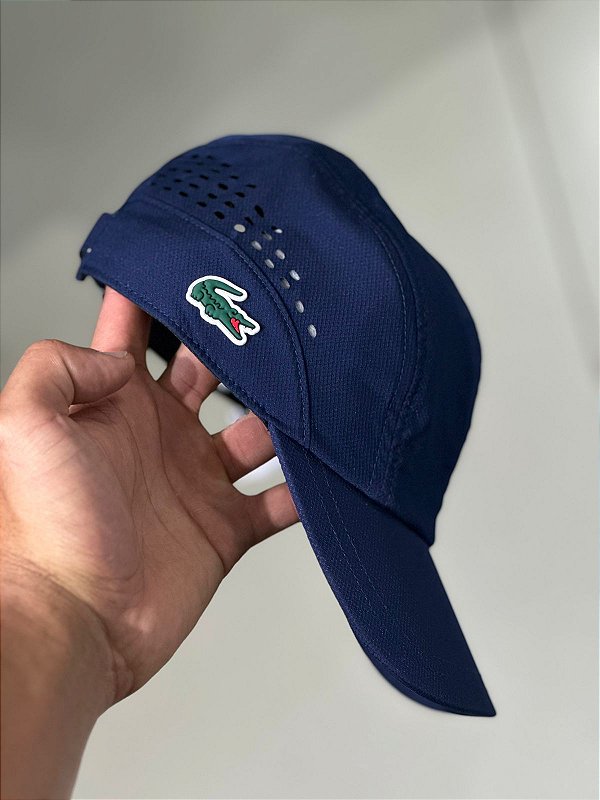 Bone lacoste sport azul marinho 2026