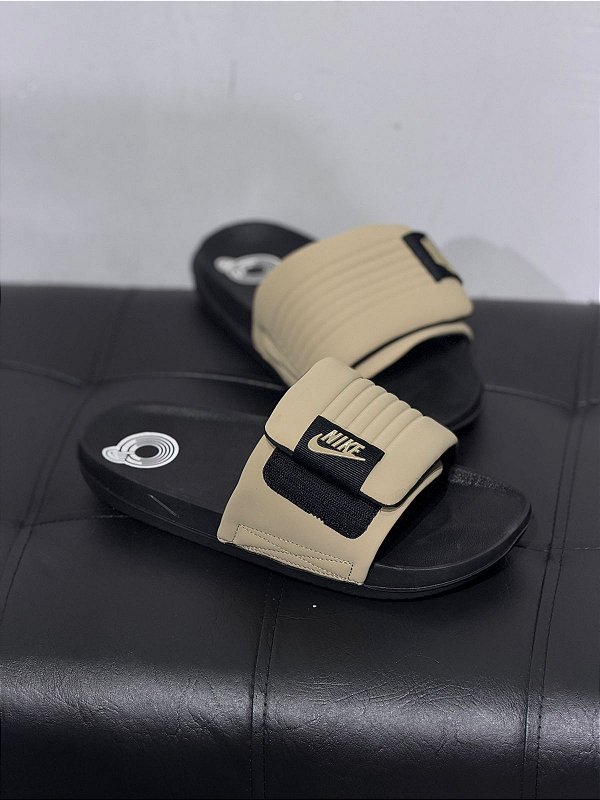 SLIDE NIKE OFFCOURT PRETO E BEGE- DQ9624-004