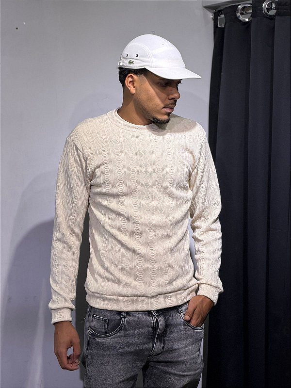 Sueter italiano croche off white