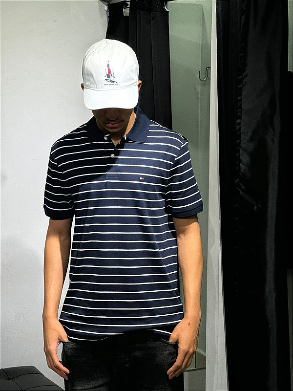 POLO TOMMY HILFIGER LIQUID COTTON REG SE LISTRADA