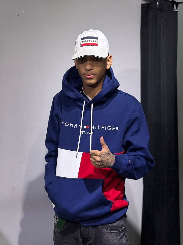 Moletom tommy hilfiger 3 cores