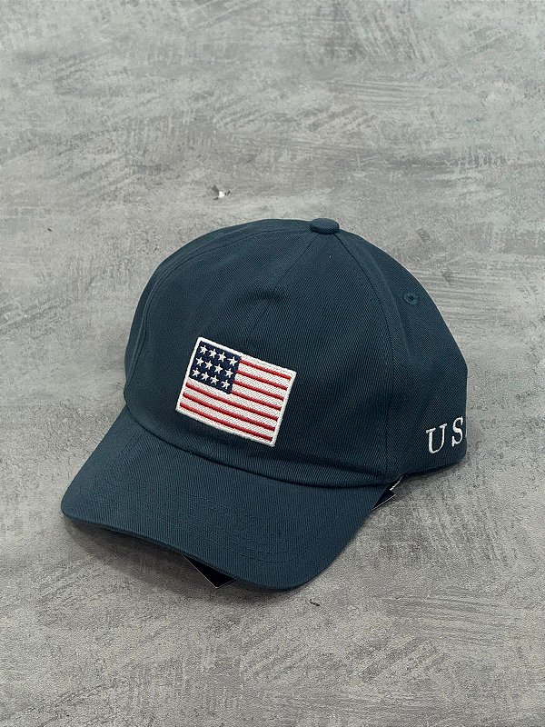 BONÉ AEROPOSTALE USA BANDEIRA- AZUL CIANO