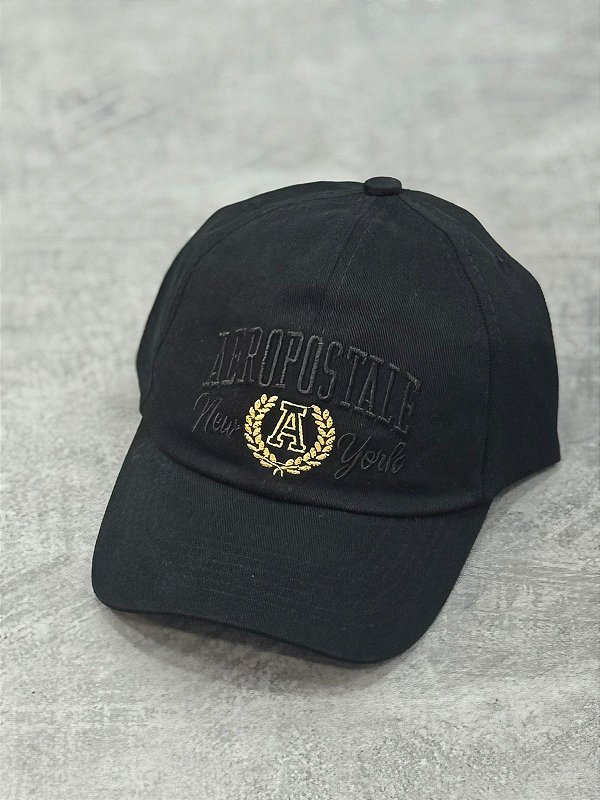 BONÉ AEROPOSTALE NEW YORK- PRETO E DOURADO