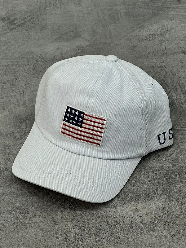 BONÉ AEROPOSTALE USA BANDEIRA- BRANCO