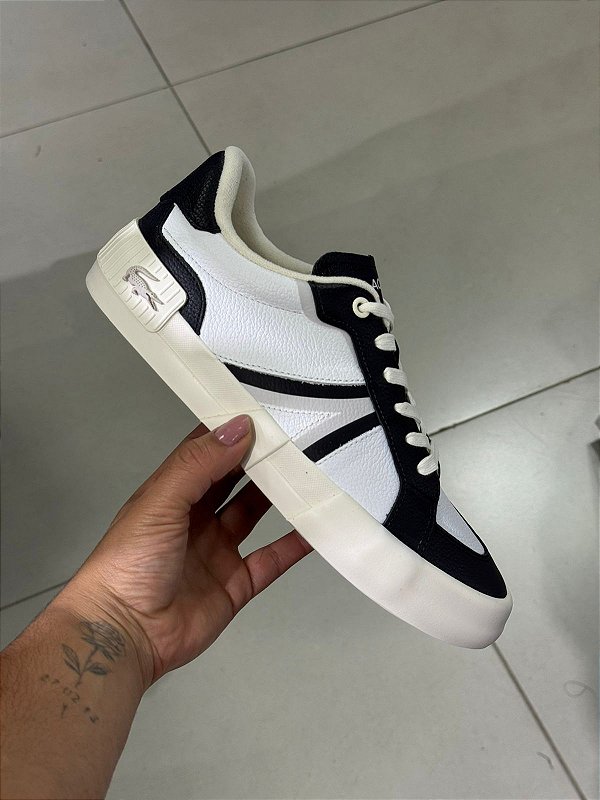 TENIS LACOSTE  L004 DE COURO