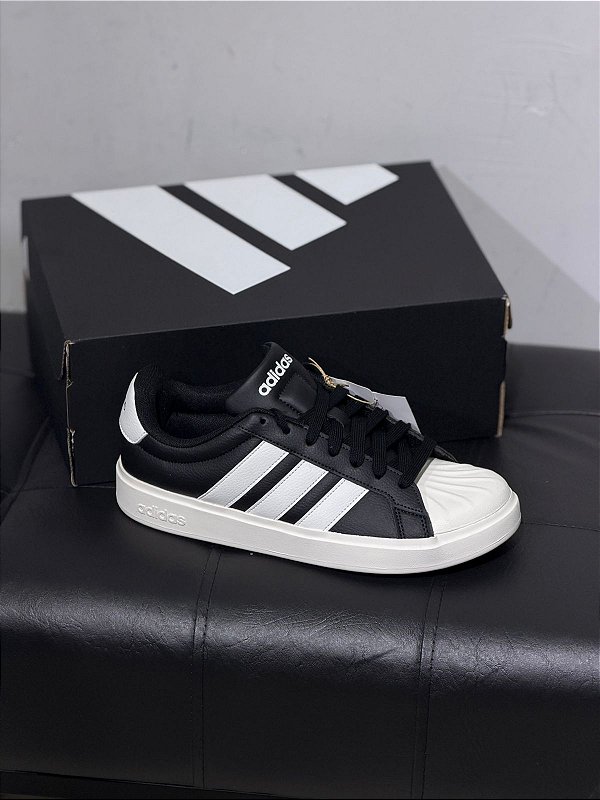 TENIS ADIDAS STREETTALK - Black + White KJ7807