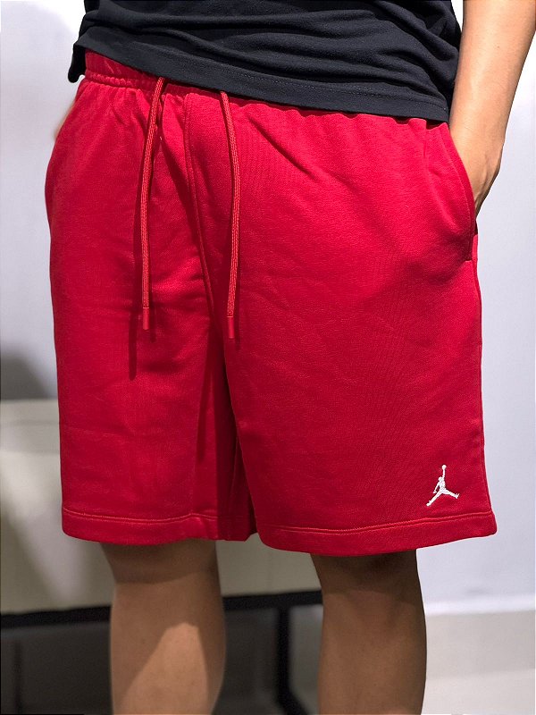 Bermuda Moletom Jordan (vermelho)