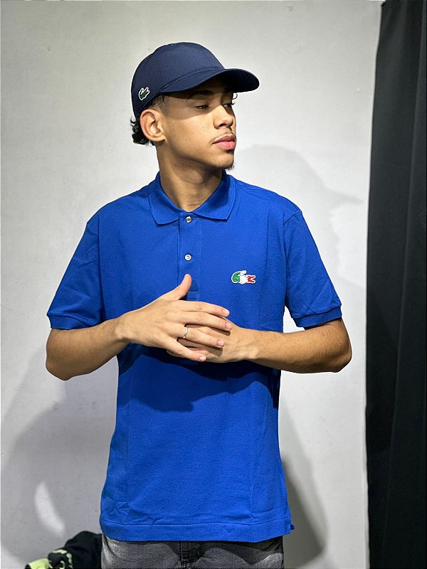 POLO LACOSTE ITÁLIA EDITION 2026- AZUL ROYAL