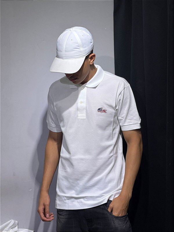 POLO LACOSTE USA EDITION 2026- BRANCA