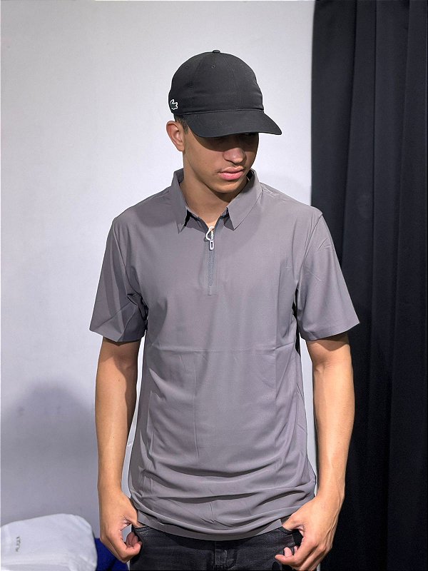 Camisa Polo Tech- Marrom