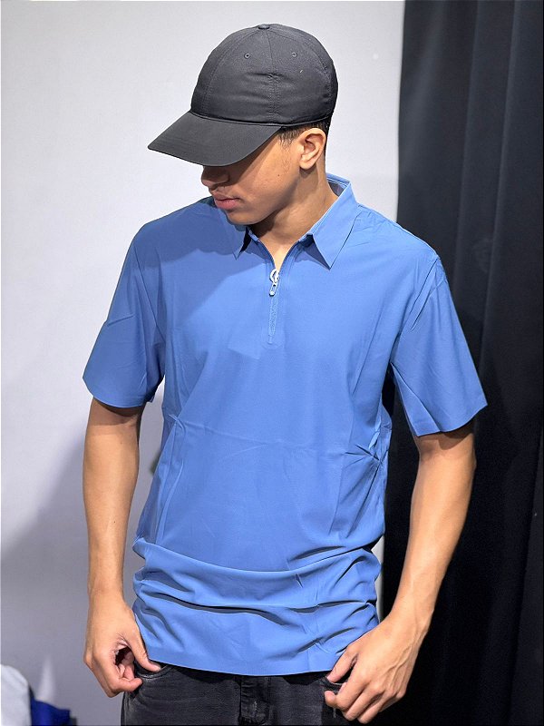 Camisa Polo Tech- Azul Marinho