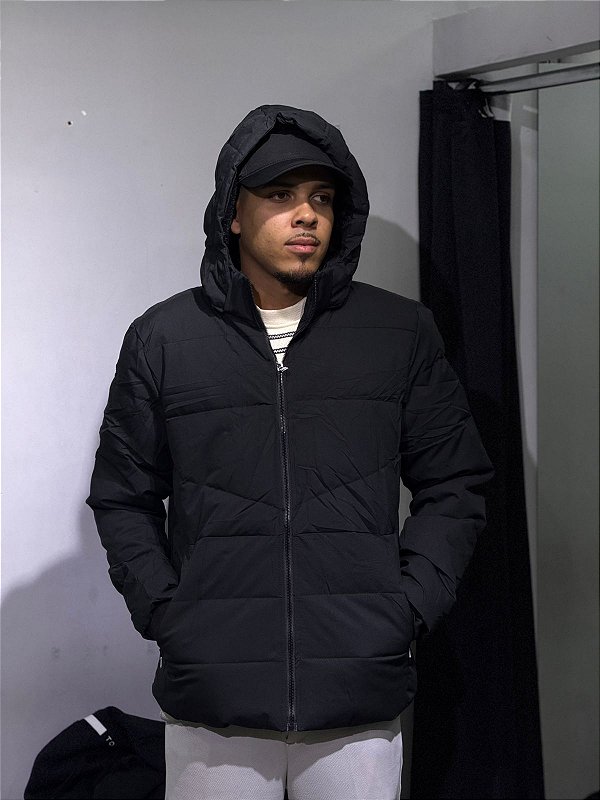 Jaqueta puffer preta ks42