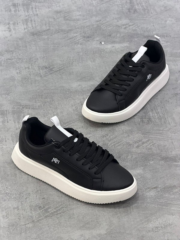 TENIS MASCULINO AEROPOSTALE COVER.SINTETICO PRETO/BRANCO 84103486-2