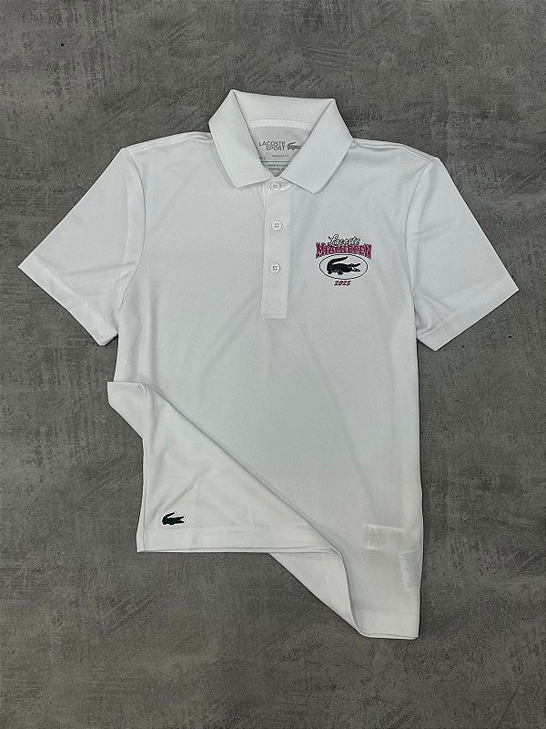 POLO LACOSTE SPORT MIAMI OPEN 2025- BRANCA