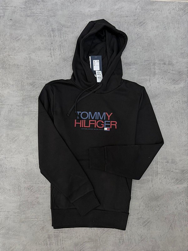 MOLETOM TOMMY HILFIGER BRAND LOVE STRIPE SWEATSHIRT PTO -THMW0MW42468-BDS